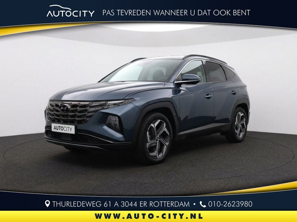 Hyundai Tucson 1.6 T-GDI PHEV Premium l Pano l 360 Camera l, Auto's, Hyundai, Bedrijf, Te koop, Tucson, 360° camera, ABS, Adaptive Cruise Control