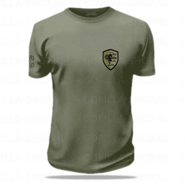 48 PAINFBAT C-cie t-shirt, Ophalen of Verzenden, Landmacht, Nederland, Kleding of Schoenen
