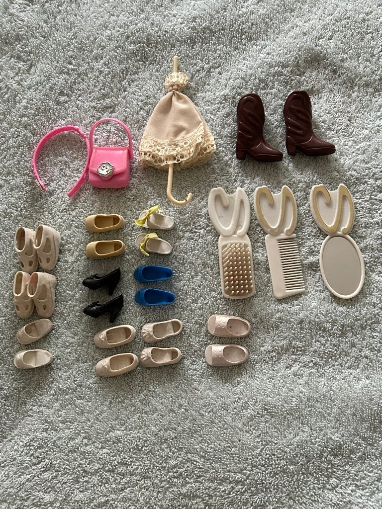 Vintage Sindy spulletjes, Ophalen of Verzenden, Gebruikt, Overige typen