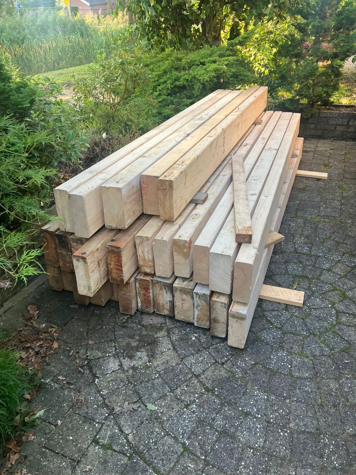 Houten balken, Ophalen, Zo goed als nieuw, 250 cm of meer, Balken