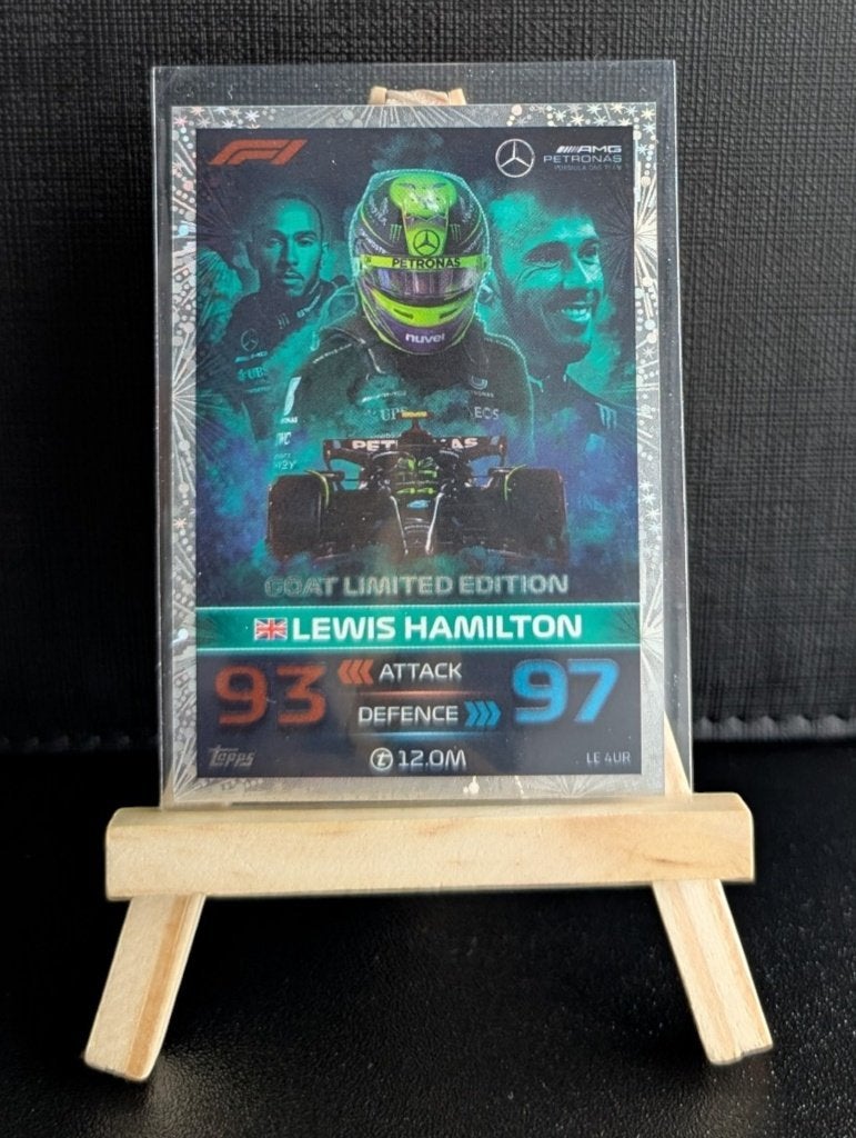 Topps turbo attax f1 lewis hamilton limited, Ophalen of Verzenden, Nieuw, Formule 1