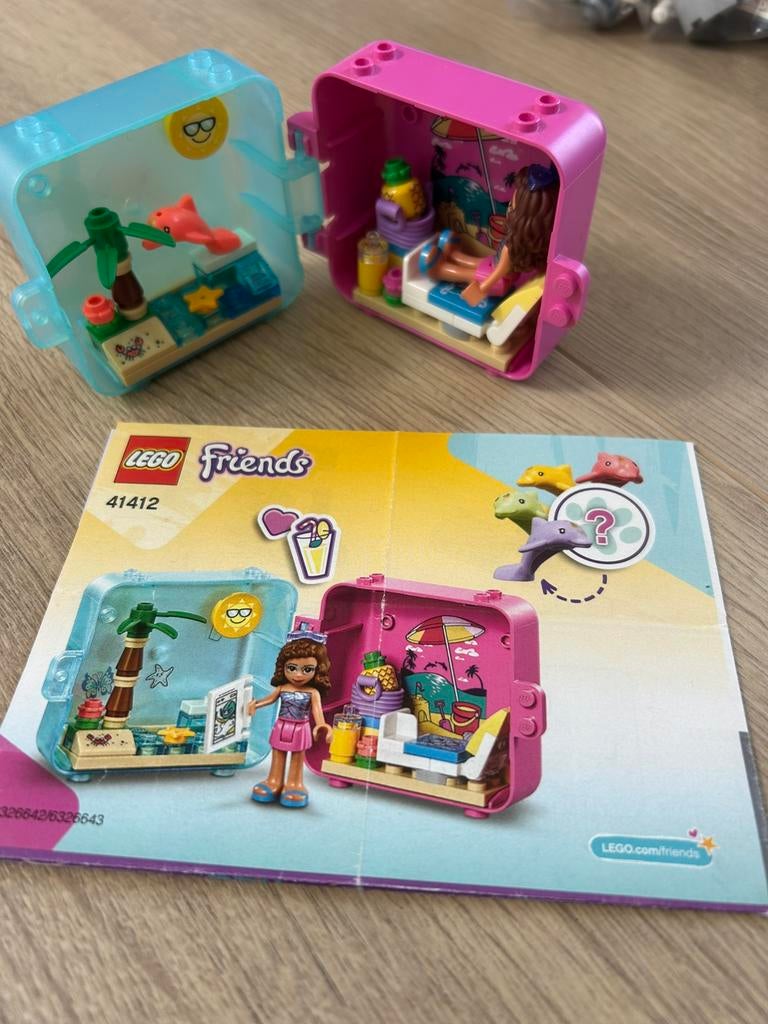 LEGO Friends Olivia's Zomerspeelkubus - 41412. Compleet!, Ophalen of Verzenden, Zo goed als nieuw