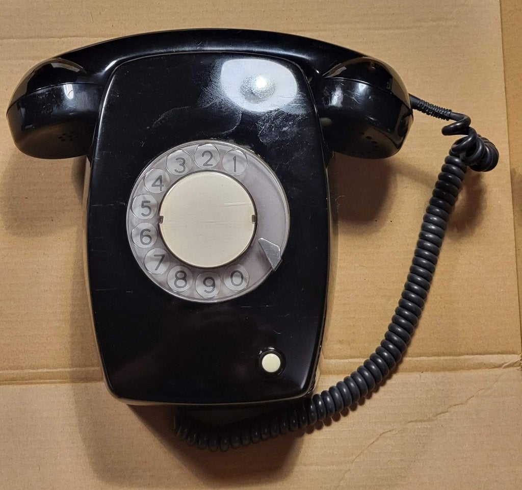 RTT werkende draaischijf telefoon, Ophalen of Verzenden, Gebruikt, Bakeliet