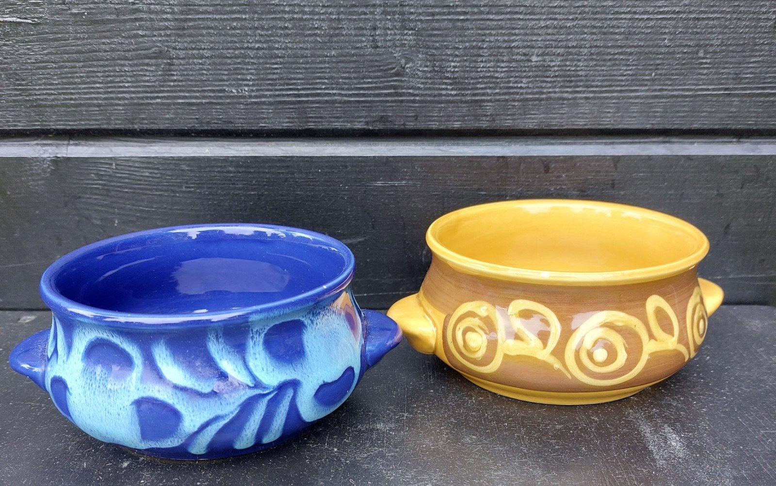 Vintage Marei Keramiek Soepkommen - Set van 2, Ophalen of Verzenden