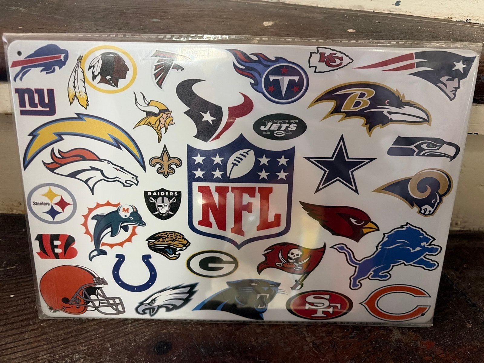 NFL Team Logo Stickers - Diverse Collectie, Ophalen of Verzenden, Nieuw, Sport