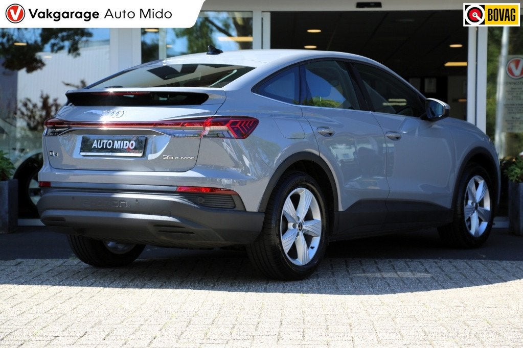 Audi Q4 e-tron Sportback 35 e-tron 55 kWh | 91% SOH | 1e eig, Auto's, Audi, Automaat, 12 maanden, Gebruikt, Origineel Nederlands