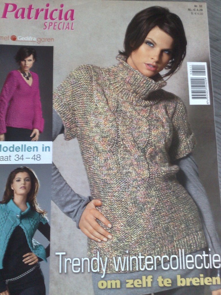 4 x Patricia special Breien / haken nr. 32-41-71-77, Verzenden, Zo goed als nieuw, Breien of Haken, Patroon of Boek