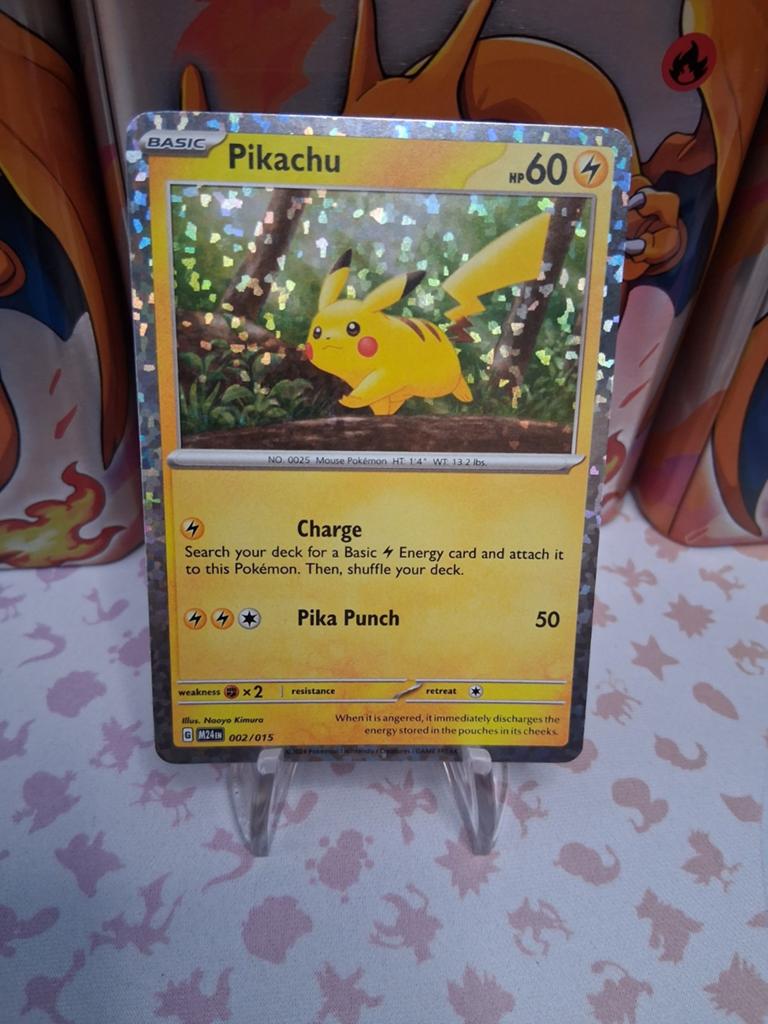 Pikachu holo Pokmon Kaart - Foil - M24 mcdonalds 2024   Verzamelkaartspellen | Pokmon  Marktplaats