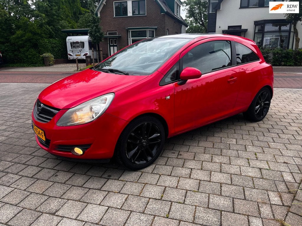 Opel Corsa 1.4-16V Sport Airco LM Isofix NW APK Inruilkoopje, Voorwielaandrijving, Stof, Gebruikt, Zwart