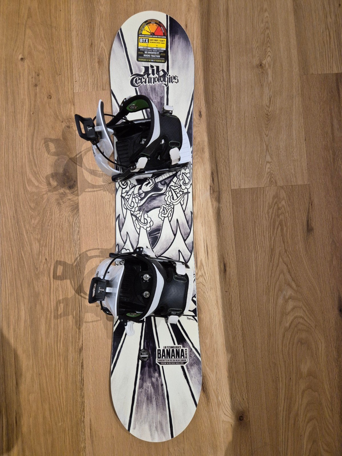 Lib Technologies Snowboard 100 cm met Flow Micron bindingen, Ophalen, Zo goed als nieuw, Board