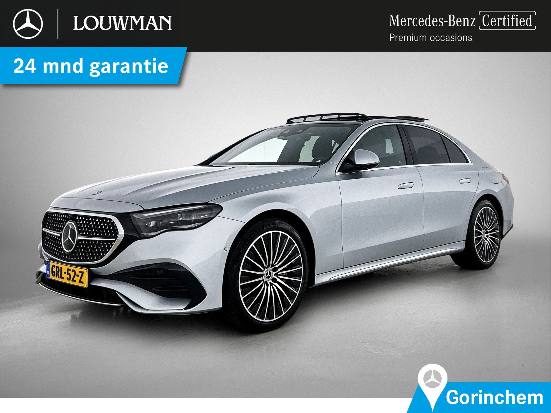 Mercedes-Benz E-Klasse 300 e Sport Edition Panoramadak | Mem, Auto's, Automaat, 12 maanden, Achterwielaandrijving, Leder en Stof