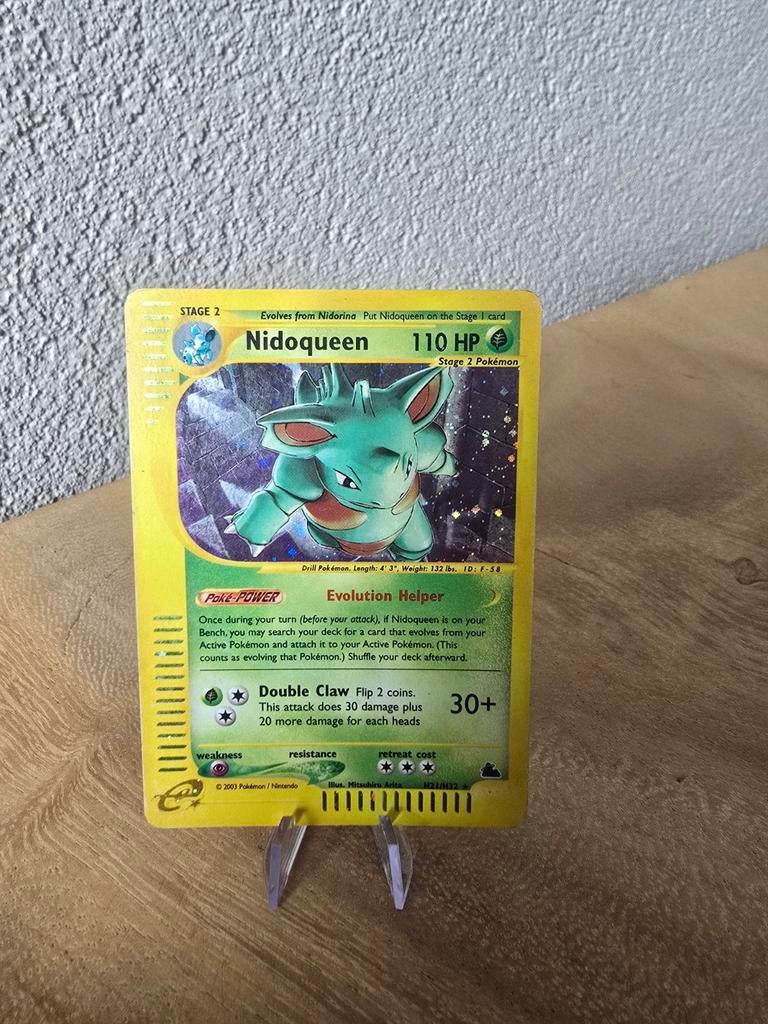Nidoqueen Skyridge H21, Verzenden, Zo goed als nieuw, Losse kaart, Foil