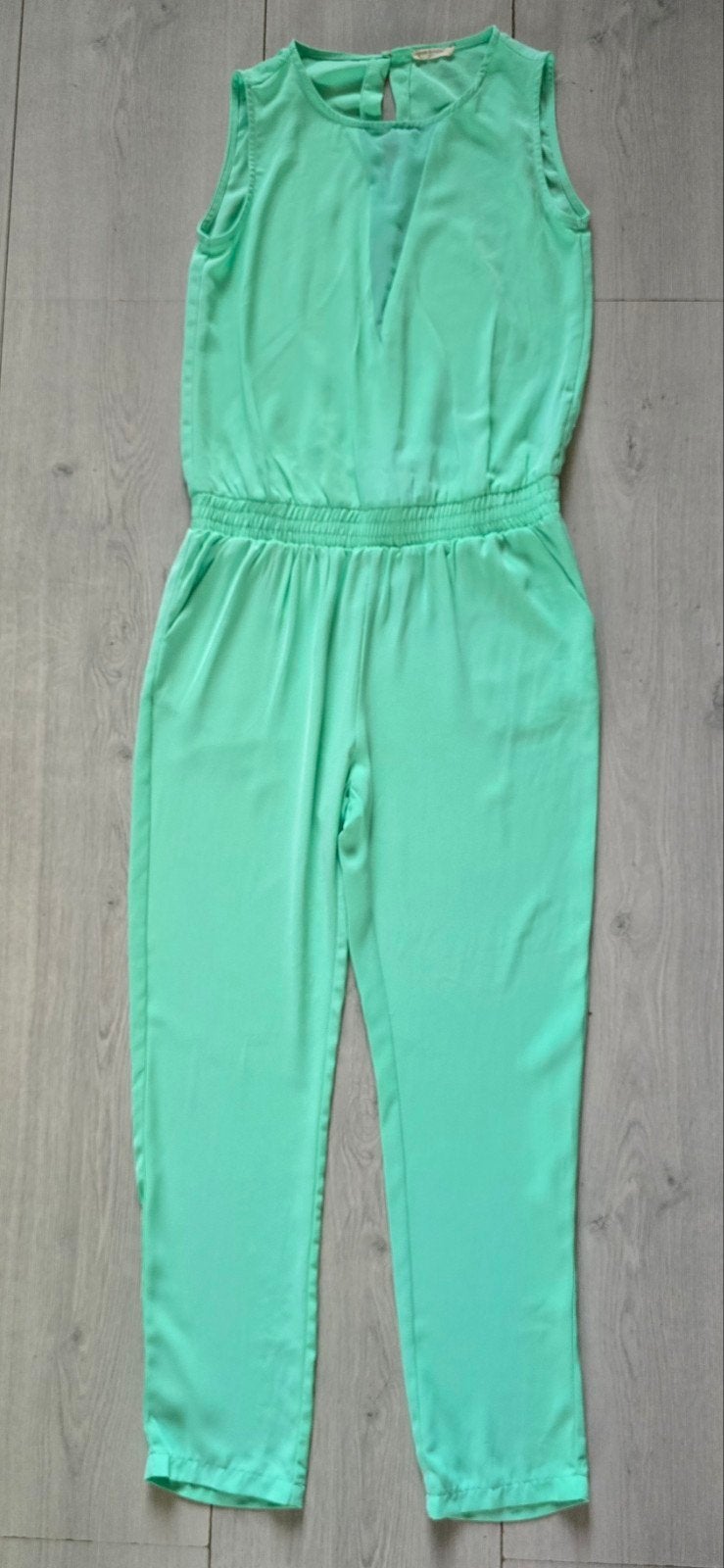 Stijlvolle mintgroene jumpsuit van Drôle de Copine maat L, Kleding | Dames, Jumpsuits, Maat 42/44 (L), Ophalen of Verzenden, Zo goed als nieuw