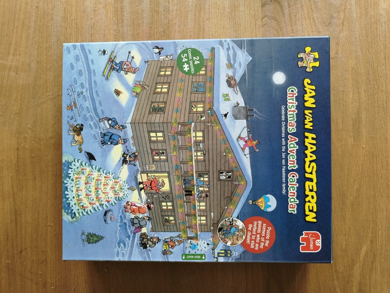 Jan van Haasteren Christmas Adventskalender Puzzel, Ophalen of Verzenden, Minder dan 500 stukjes, Nieuw, Legpuzzel