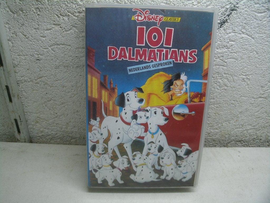vhs 221a 101 dalmatians ned gespr, Alle leeftijden, Ophalen of Verzenden, Gebruikt