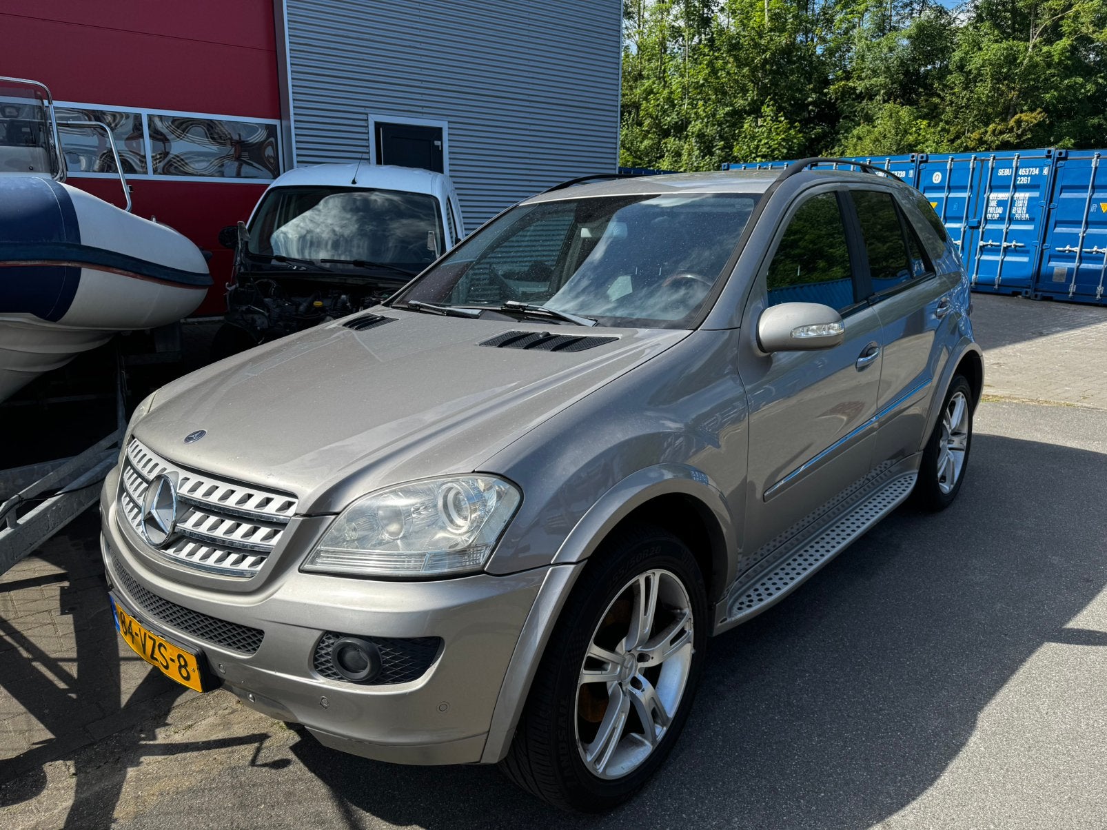 Mercedes-Benz M-klasse Ml280 CDI 2009 Grijs Kenteken!, Auto's, Bestelauto's, Automaat, Zwart, 190 pk, Bedrijf