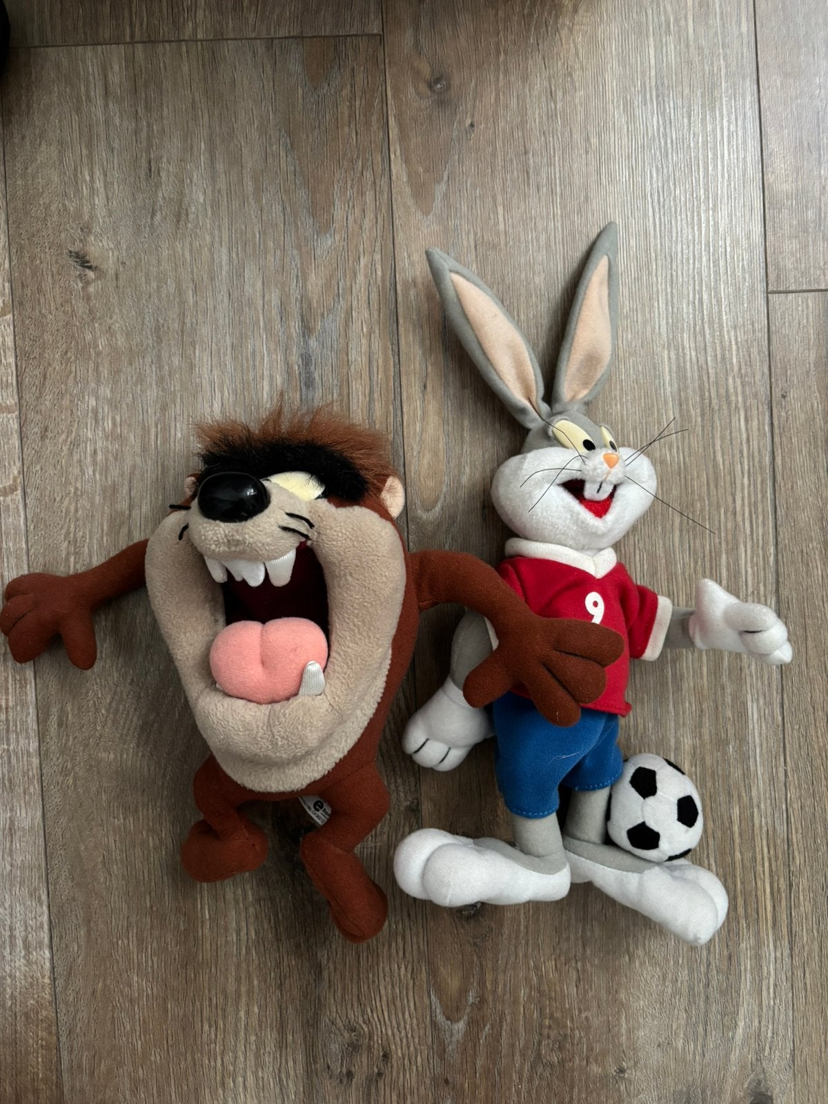 Vintage Looney Tunes Bugs Bunny & Taz Warner Bros. Jaren ‘90, Ophalen of Verzenden, Zo goed als nieuw, Overige typen