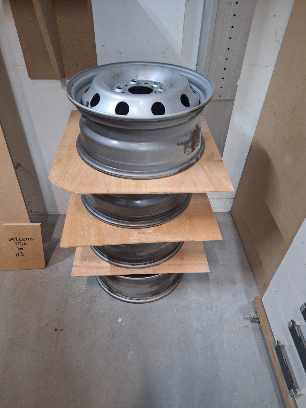 15 inch stalen velgen Fiat Ducato, Boxer, Jum, Ophalen, 15 inch, Velg(en), Winterbanden