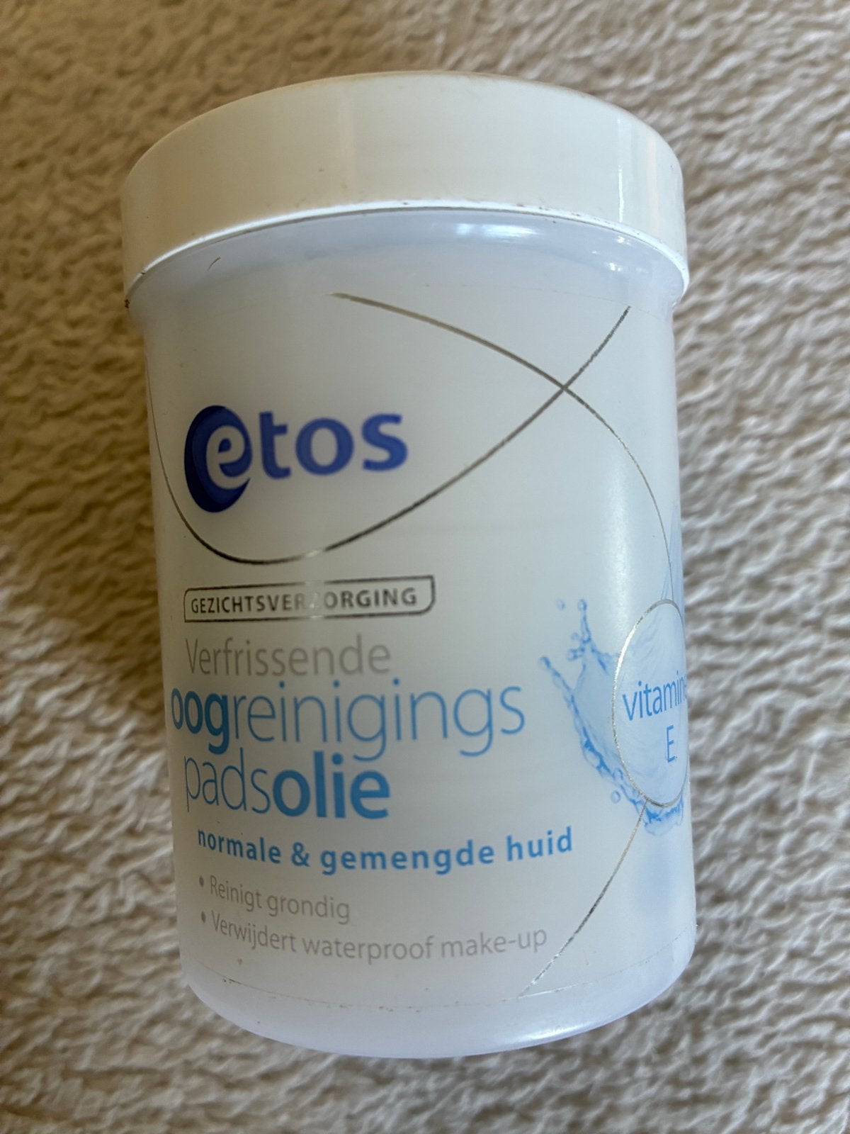 Etos Verfrissende Oogreinigingspads Olie - 100 stuks, Ophalen of Verzenden, Nieuw, Ogen, Reiniging
