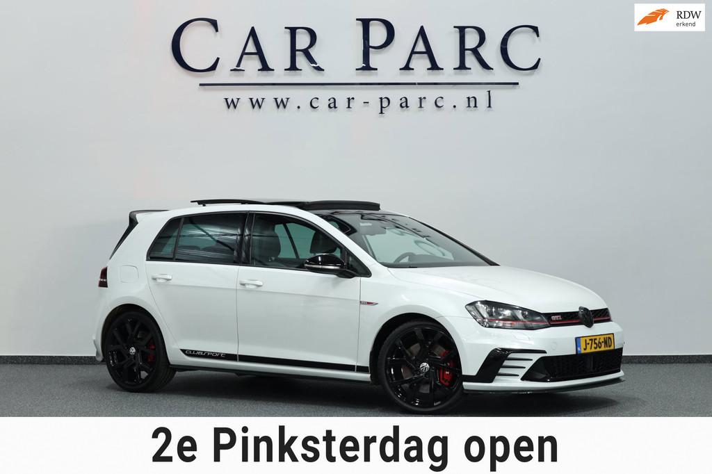 Volkswagen Golf 2.0 TSI GTI Clubsport 265+PK LED/PANO/LEDER+, Auto's, Gebruikt, Euro 6, 4 cilinders, Wit