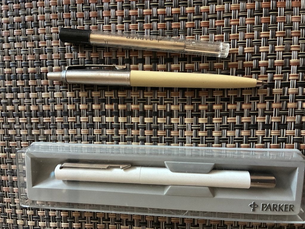 Parker Pennen 1 Vulpen in doosje  1 Balpen met extra vulling, Ophalen of Verzenden, Nieuw, Balpen, Parker