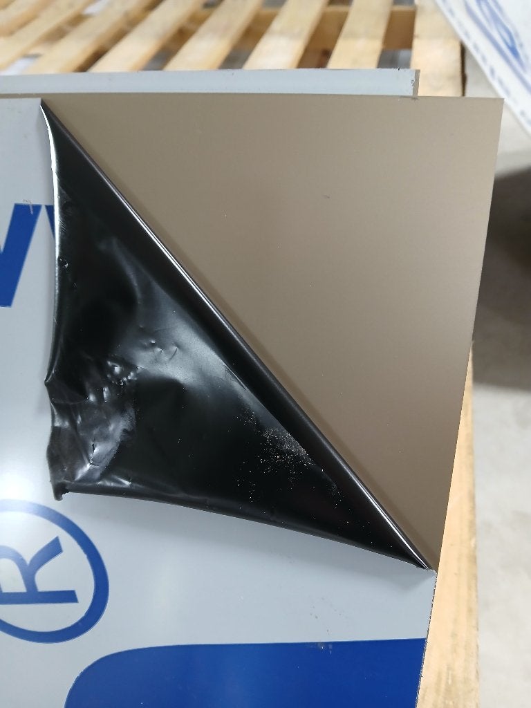 Alucoil alupanel bronze metallic nieuw (nr25), Ophalen, Nieuw