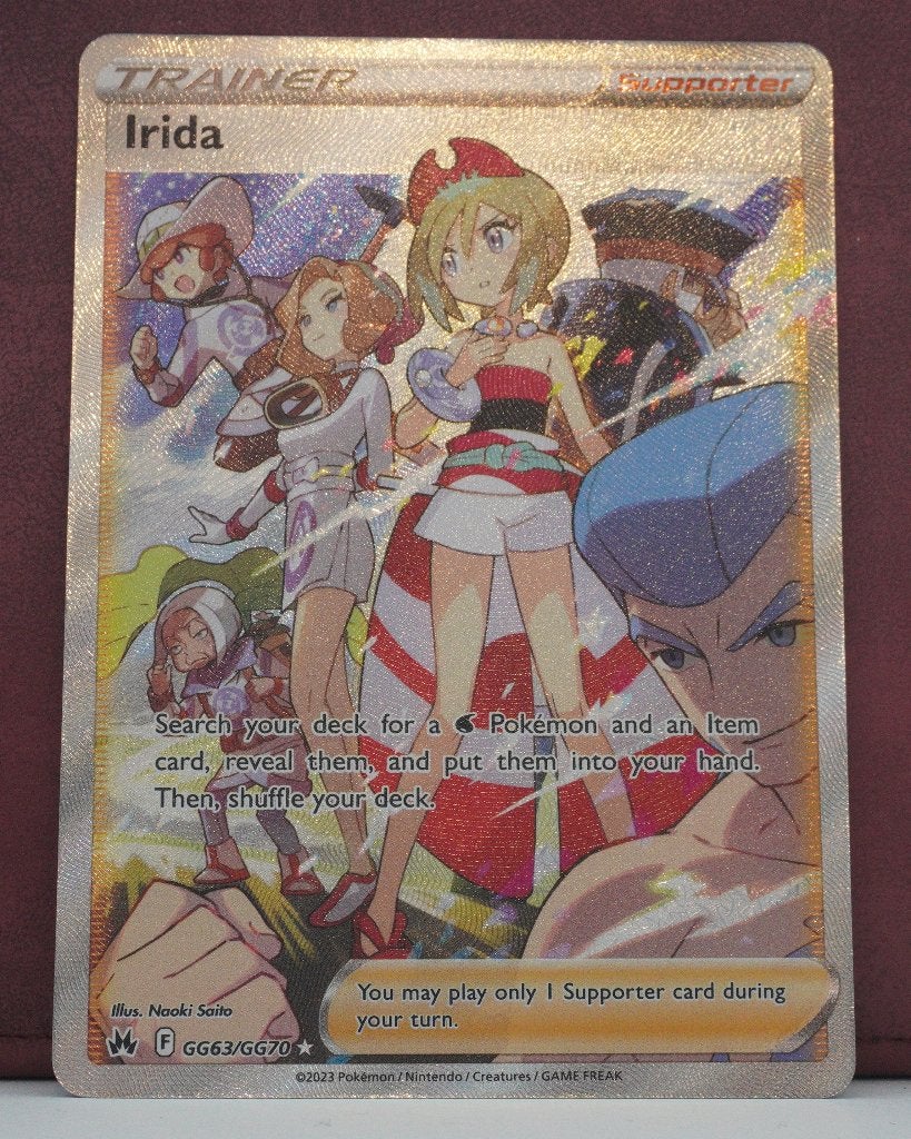 Irida Full Art GG63-GG70 Crown Zenith Pokémon Kaart, Hobby en Vrije tijd, Verzamelkaartspellen | Pokémon, Ophalen of Verzenden