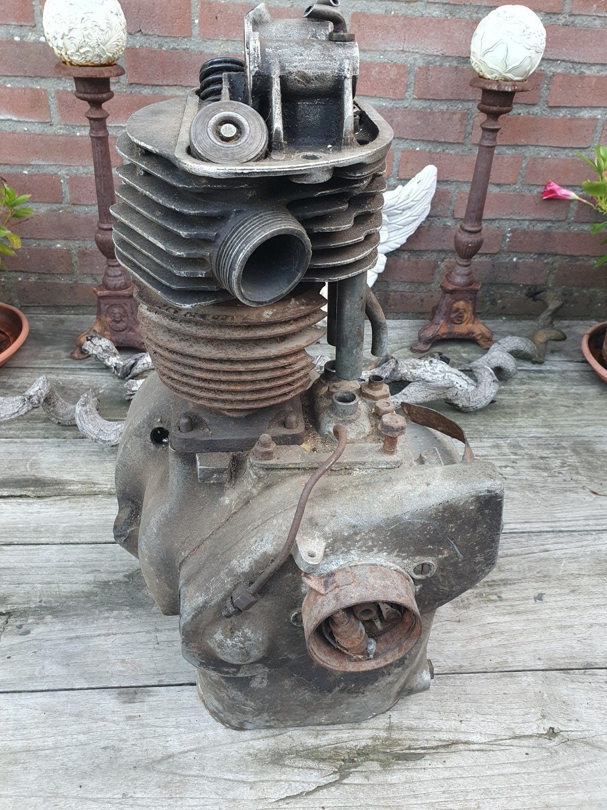 BMW R35 motorblok, Ophalen, Gebruikt
