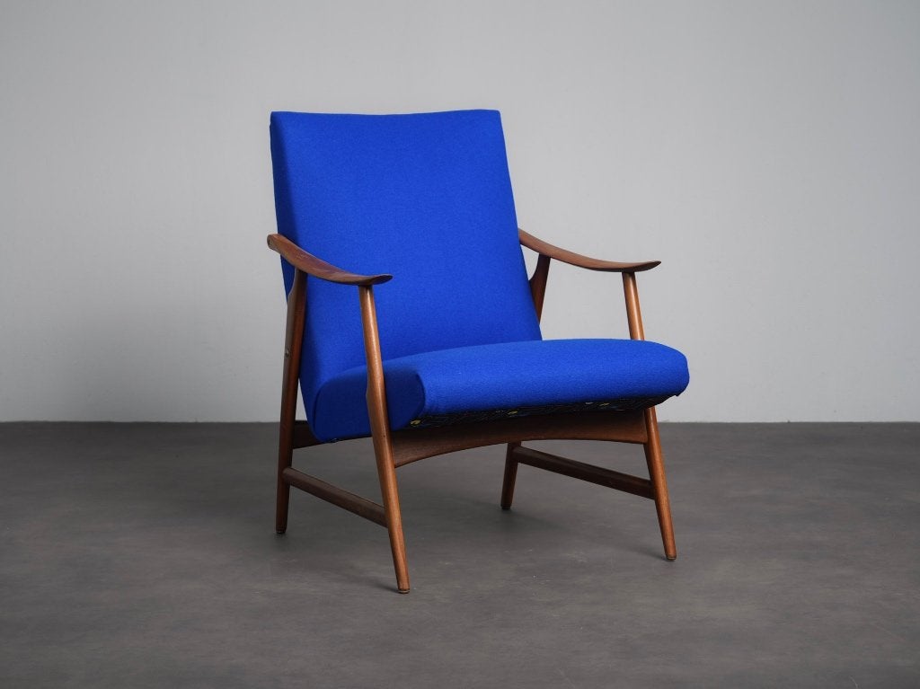 Scandinavische Lounge Fauteuil Denemarken Jaren 60, Ophalen, Hout, Mid-Century Modern, Danish Design, 75 tot 100 cm