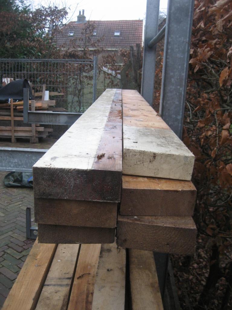 Balkhout 20 x 7 cm, Doe-het-zelf en Verbouw, Hout en Planken, Ophalen, Minder dan 25 mm, Grenen, Zo goed als nieuw