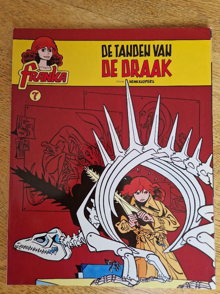 Franka 7 - De tanden van de draak - 1e druk, Boeken, Eén stripboek, Ophalen of Verzenden, Zo goed als nieuw, Henk Kuijpers