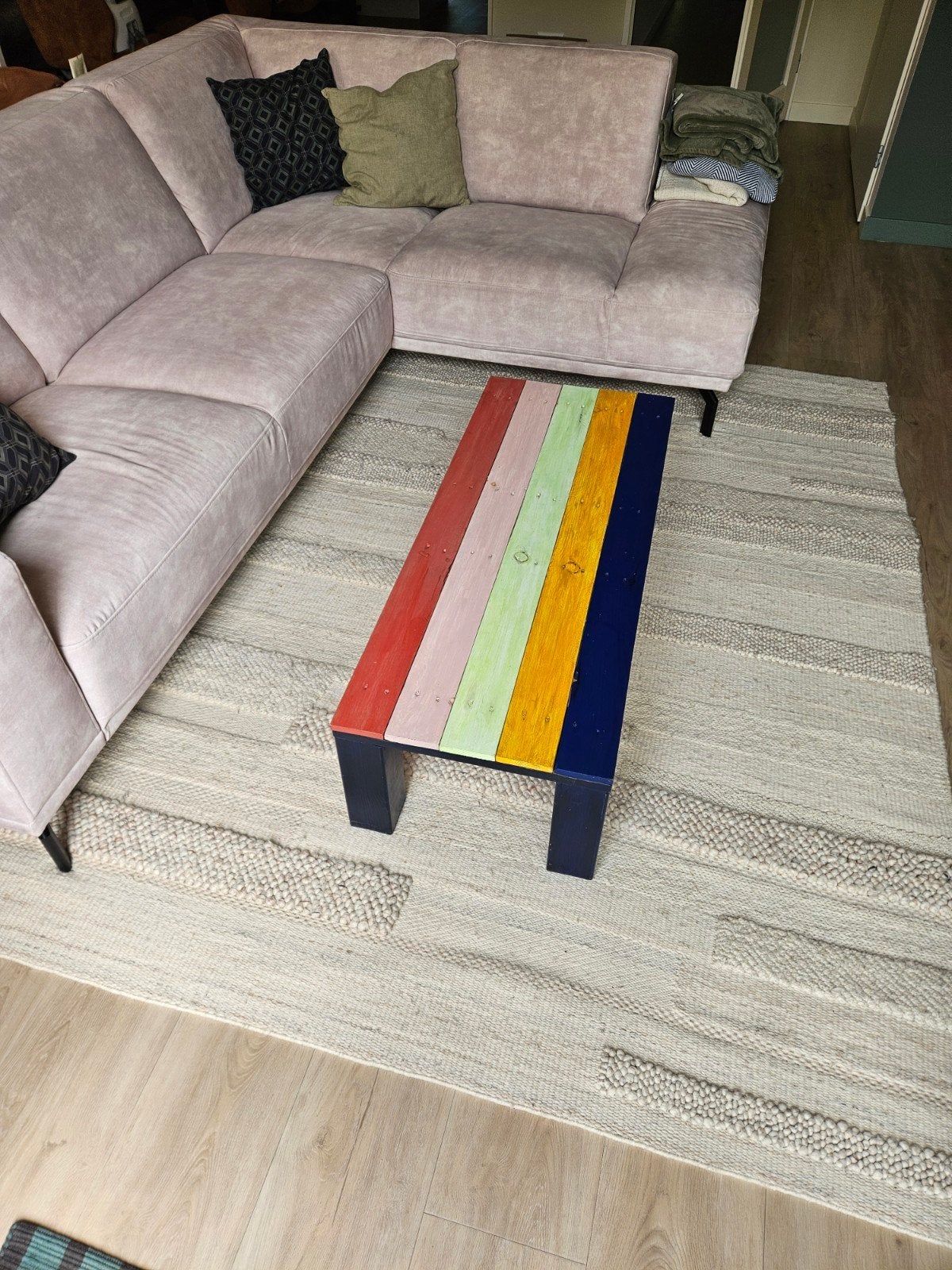 Brönden tapijt Ikea, Huis en Inrichting, Stoffering | Tapijten en Kleden, Ophalen, Gebruikt, Beige, 150 tot 200 cm