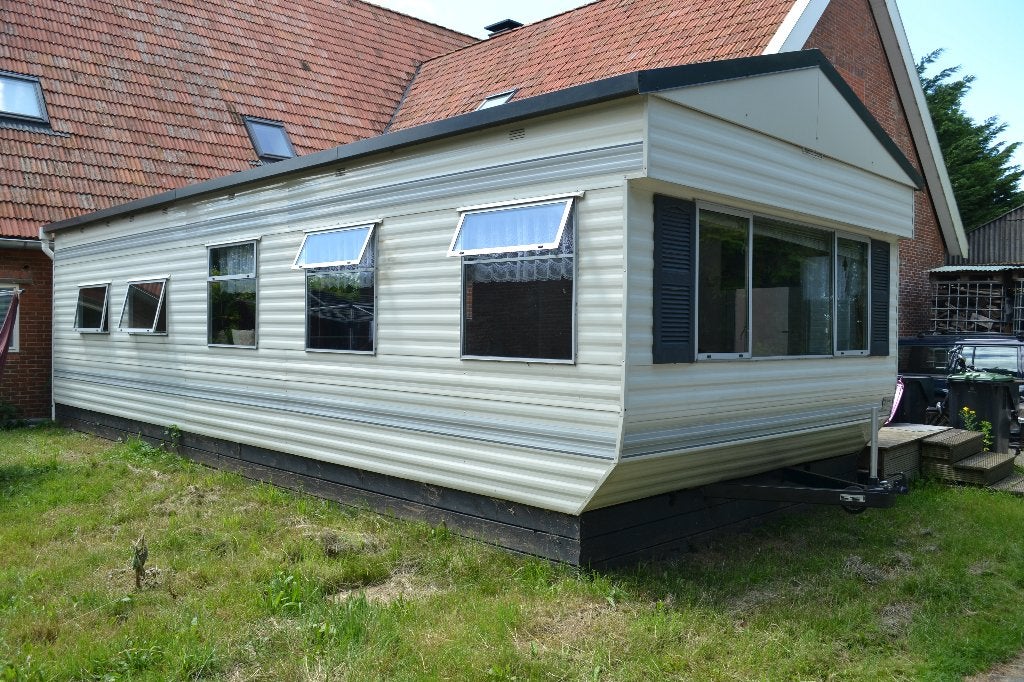 Stacaravan chalet met hardhouten vlonder, Tot en met 4