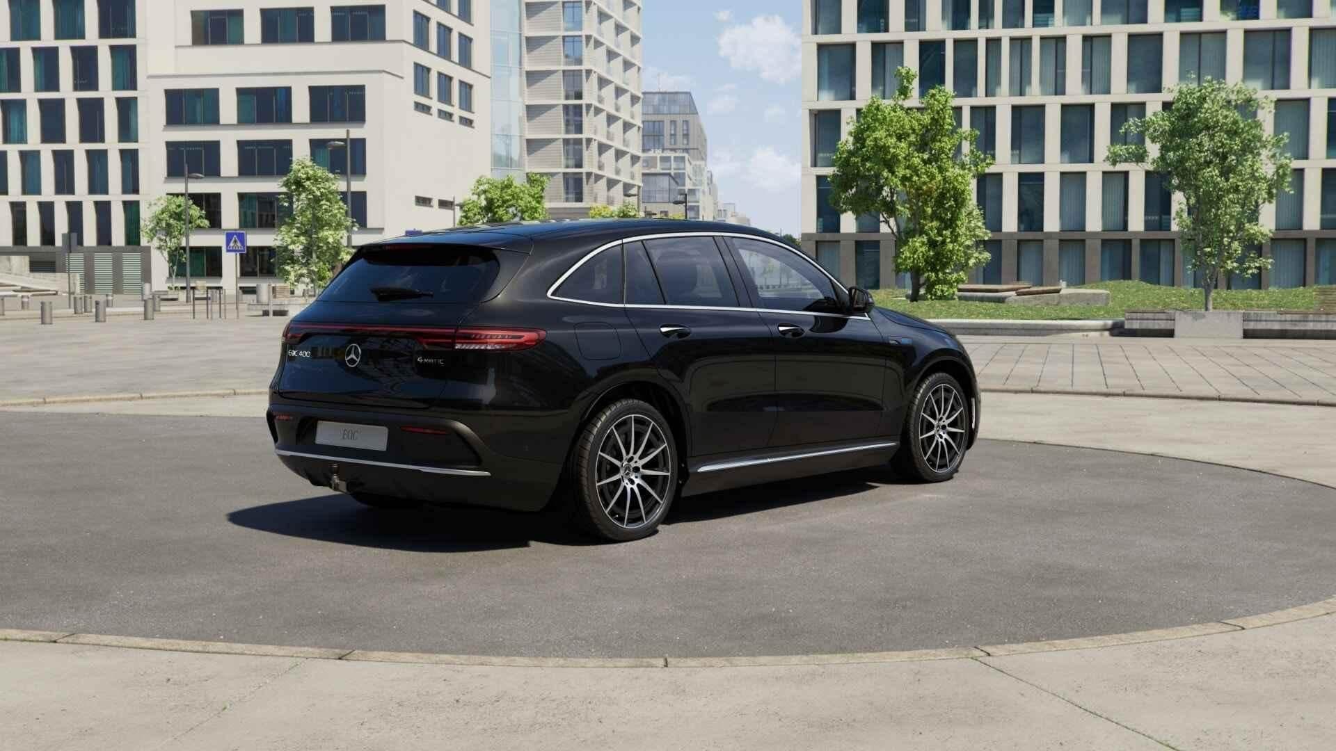 Mercedes-Benz EQC 400 4MATIC Business Solution AMG 80 kWh |, Automaat, Dealer onderhouden, Zwart, 80 kWh