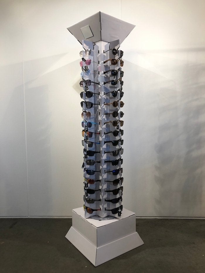 Zonnebrillen display's, Overige merken, Zonnebril, Wit, Nieuw