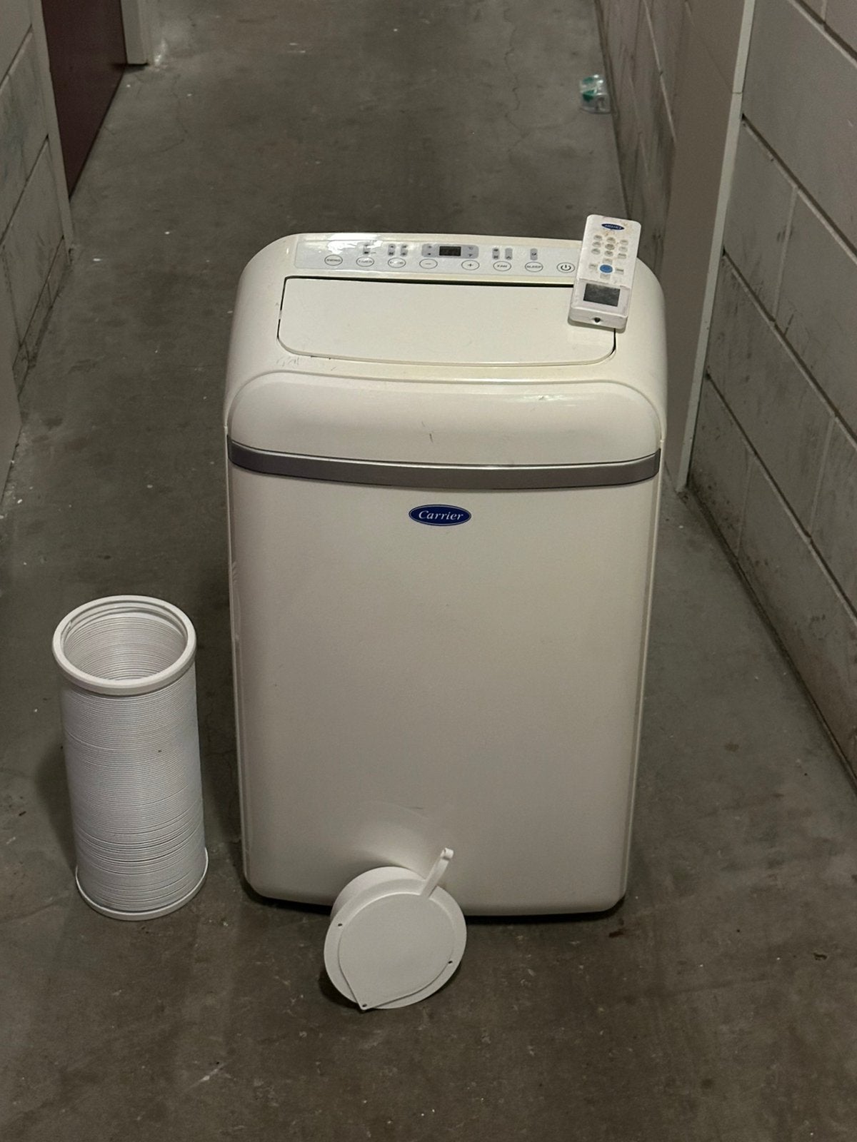 Mobiele airco van het topmerk Carrier te koop., Ophalen, Gebruikt, Verwarmen, Minder dan 60 m³