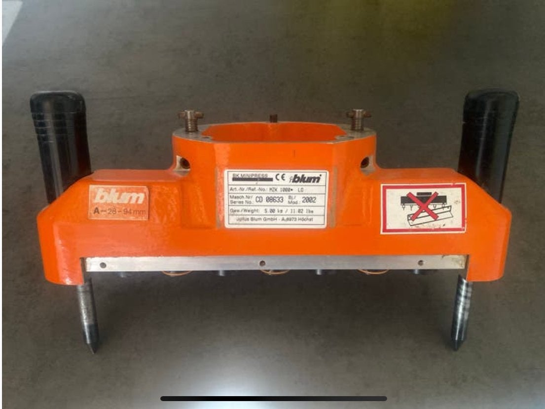 Blum rijboorkop voor blum minipress tot bj2006, Ophalen of Verzenden, Zo goed als nieuw, Kolomboormachine