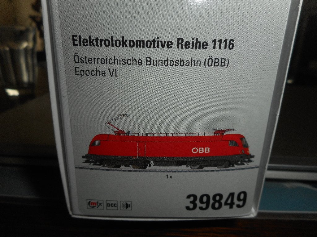 MARKLIN 39849 OBB E-LOK SERIE 1116 TAURUS, Wisselstroom, Locomotief, Nieuw, Ophalen of Verzenden