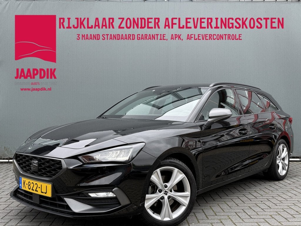 SEAT Leon Sportstourer BWJ 2021 1.5 150 PK TSI FR FULL LED |, Auto's, Voorwielaandrijving, Stof, 4 cilinders, Leon