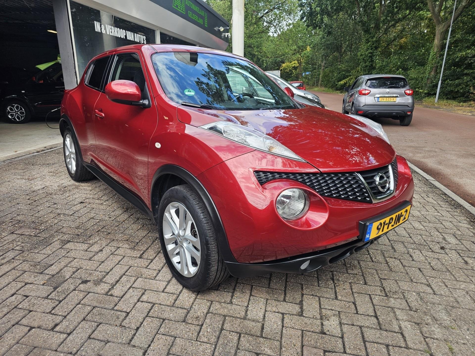 Nissan Juke 1.6 Acenta | 2E EIGENAAR | 3/6 OF 12MND GARANTIE, Auto's, Voorwielaandrijving, Euro 5, Stof, 4 cilinders