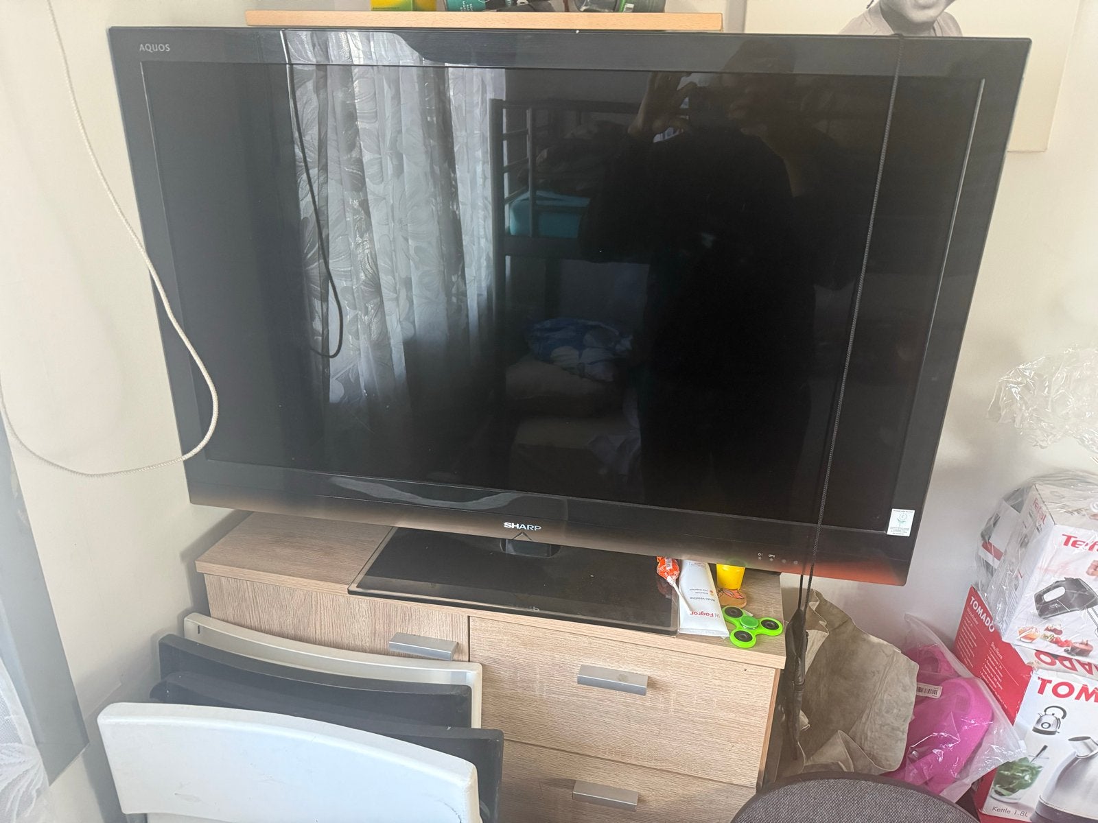 Sharp Aquos LCD TV - Goede staat, Ophalen, Gebruikt, 50 Hz, 80 tot 100 cm