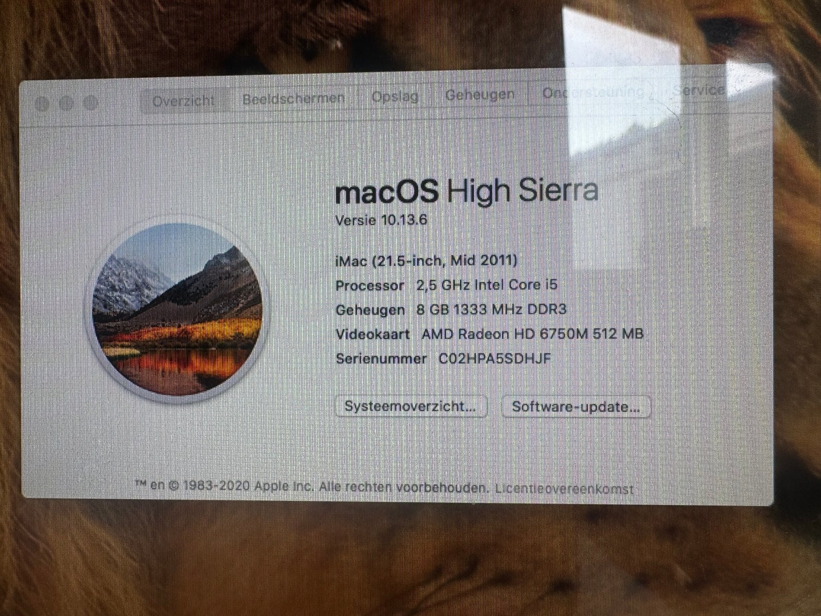 iMac (21.5-inch, Mid 2011) - 2.5 GHz i5, 8GB RAM, 500GB HDD, Computers en Software, Ophalen, Gebruikt, 2 tot 3 Ghz, IMac