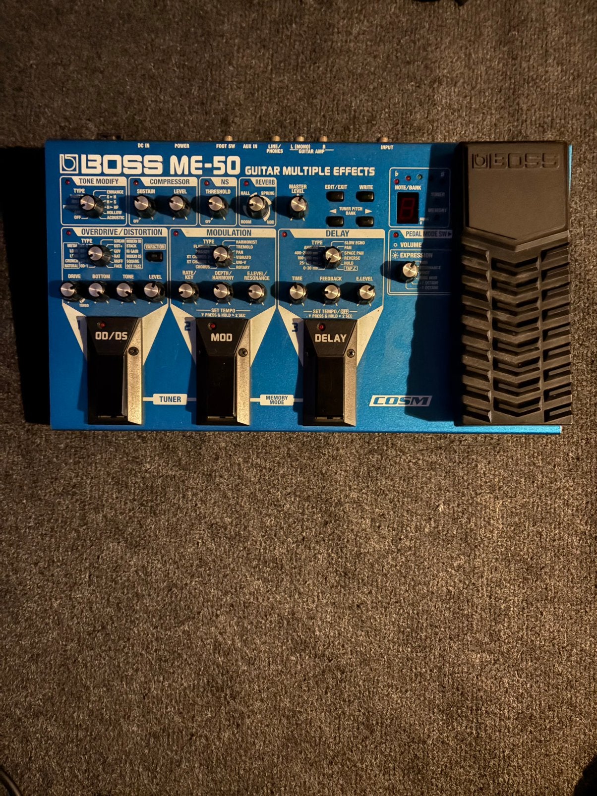 Boss ME-50 multi effect pedaal