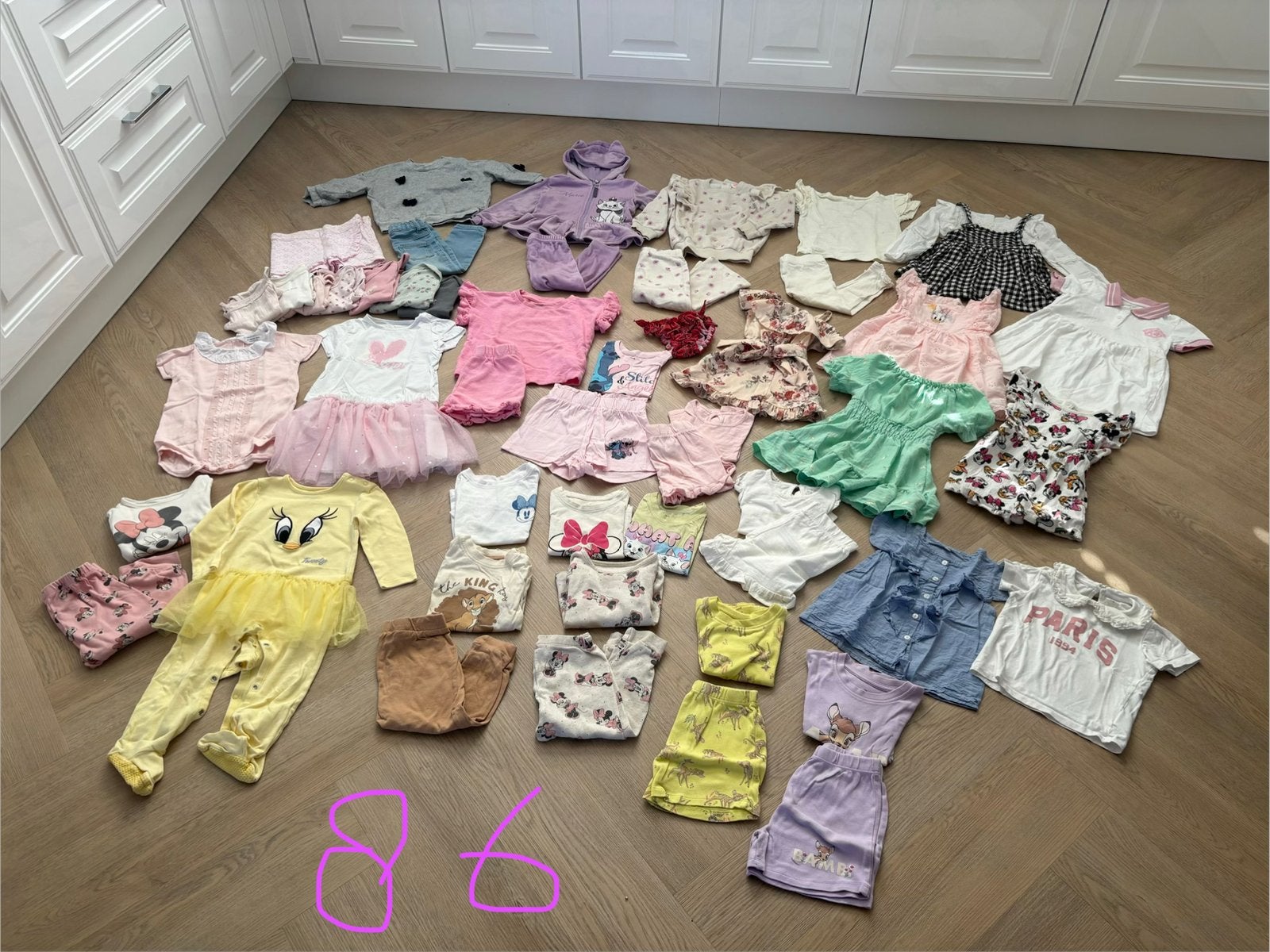 Leuk kledingpakket partij meisjes maat 86 kleding 40+ st., Ophalen of Verzenden, Zo goed als nieuw, Maat 86