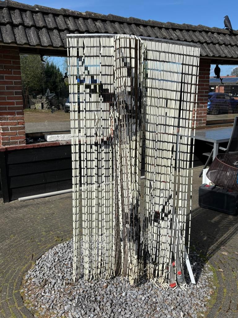 Vliegen gordijn, Ophalen of Verzenden, Zo goed als nieuw, IJzer, Tuinhek