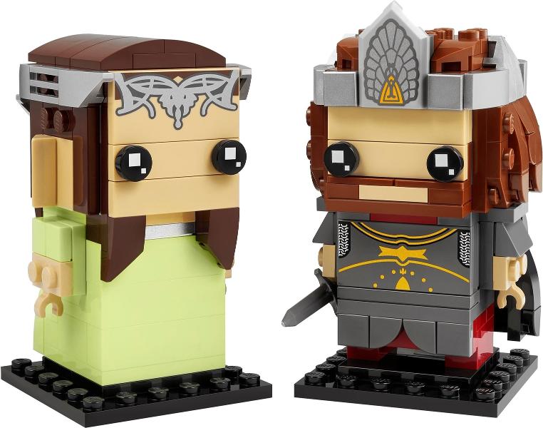 LEGO 40632 Aragorn & Arwen BrickHeadz, BrickHeadz, Lego, Nieuw, Ophalen of Verzenden