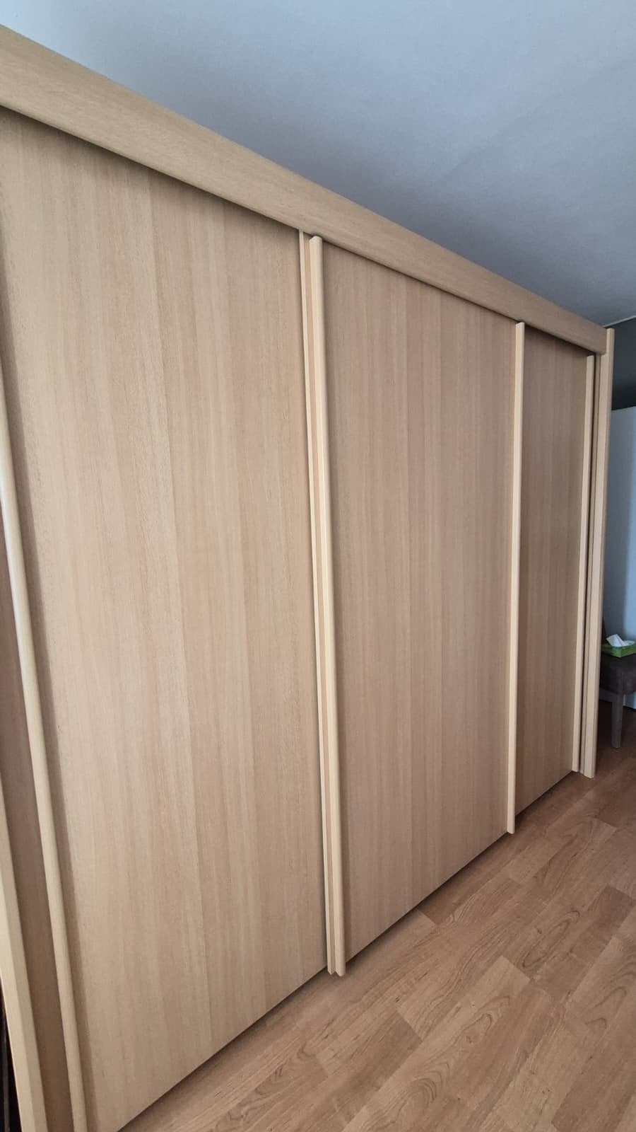 Stevig kledingkast met schuifdeuren zgan, Ophalen, Zo goed als nieuw, 50 tot 75 cm, 200 cm of meer