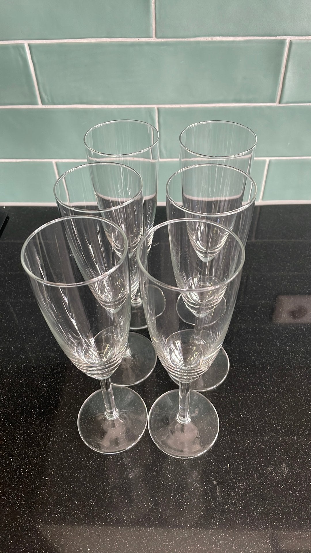 6x IKEA champagne flutes, Ophalen, Zo goed als nieuw, Overige typen