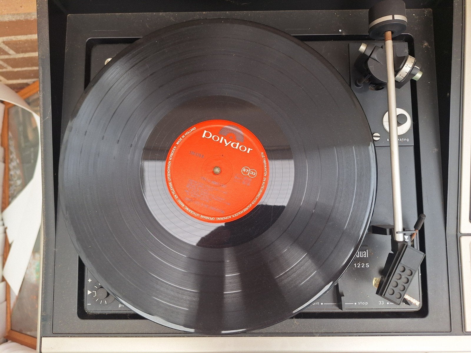 Grundig Studio 1620 Platenspeler met radio en platen, Ophalen, Gebruikt, Platenspeler