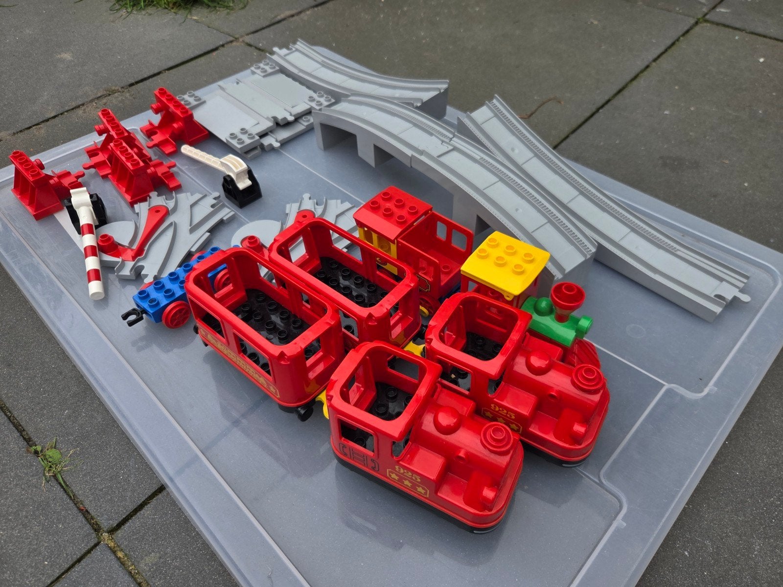 Duplo treinonderdelen - Treinen, Rails, etc., Ophalen, Gebruikt